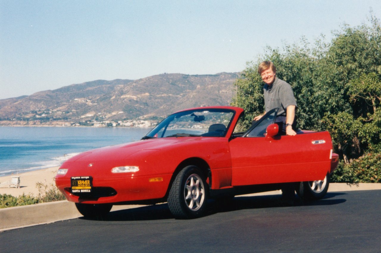 Adrian with his Miata